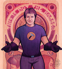 Dr. Horrible Art Nouveau Poster Set