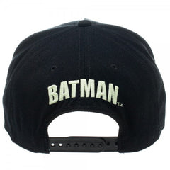 Batman Acrylic Glow in the Dark Logo Black Snapback