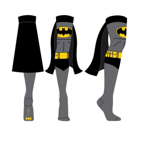 Batman "Suit Up" Over the Knee Cape Sock