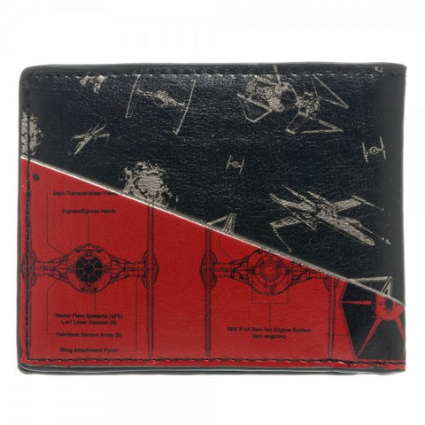 Star Wars Ship Battle Fat Free Bi-Fold Wallet