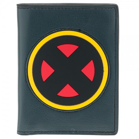 Marvel X-Men Rubber Inlay Vertical Bi-Fold Wallet