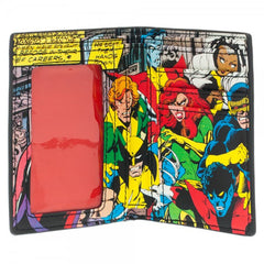 Marvel X-Men Rubber Inlay Vertical Bi-Fold Wallet